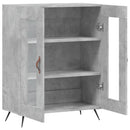 skænk 69,5x34x90 cm konstrueret træ betongrå