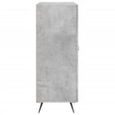 skænk 69,5x34x90 cm konstrueret træ betongrå