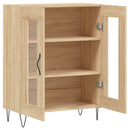 skænk 69,5x34x90 cm konstrueret træ sonoma-eg