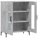 skænk 69,5x34x90 cm konstrueret træ betongrå