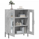 skænk 69,5x34x90 cm konstrueret træ betongrå