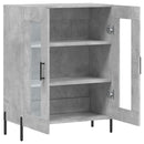 skænk 69,5x34x90 cm konstrueret træ betongrå
