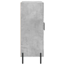 skænk 69,5x34x90 cm konstrueret træ betongrå