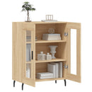 skænk 69,5x34x90 cm konstrueret træ sonoma-eg