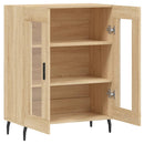 skænk 69,5x34x90 cm konstrueret træ sonoma-eg