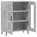 skænk 69,5x34x90 cm konstrueret træ betongrå