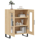 skænk 69,5x34x90 cm konstrueret træ sonoma-eg