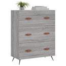 kommode 69,5x34x90 cm konstrueret træ sonoma-eg