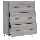 kommode 69,5x34x90 cm konstrueret træ sonoma-eg