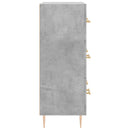 skænk 69,5x34x90 cm konstrueret træ betongrå