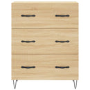 skænk 69,5x34x90 cm konstrueret træ sonoma-eg