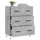 skænk 69,5x34x90 cm konstrueret træ betongrå