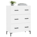 skænk 69,5x34x90 cm konstrueret træ hvid