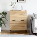 skænk 69,5x34x90 cm konstrueret træ sonoma-eg
