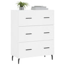 skænk 69,5x34x90 cm konstrueret træ hvid