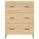 skænk 69,5x34x90 cm konstrueret træ sonoma-eg