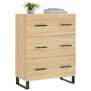 skænk 69,5x34x90 cm konstrueret træ sonoma-eg