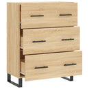 skænk 69,5x34x90 cm konstrueret træ sonoma-eg