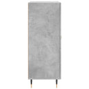 skænk 69,5x34x90 cm konstrueret træ betongrå