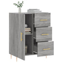 skænk 69,5x34x90 cm konstrueret træ grå sonoma-eg