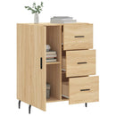 skænk 69,5x34x90 cm konstrueret træ sonoma-eg