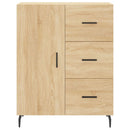 skænk 69,5x34x90 cm konstrueret træ sonoma-eg