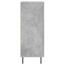 skænk 69,5x34x90 cm konstrueret træ betongrå
