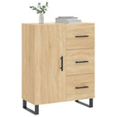 skænk 69,5x34x90 cm konstrueret træ sonoma-eg