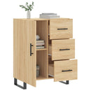 skænk 69,5x34x90 cm konstrueret træ sonoma-eg