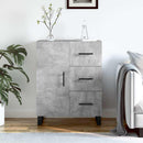 skænk 69,5x34x90 cm konstrueret træ betongrå