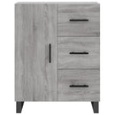 skænk 69,5x34x90 cm konstrueret træ grå sonoma-eg