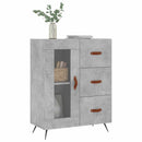 skænk 69,5x34x90 cm konstrueret træ betongrå