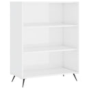 skab 69,5x32,5x90 cm konstrueret træ hvid højglans