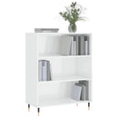 skab 69,5x32,5x90 cm konstrueret træ hvid højglans
