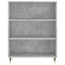 skab 69,5x32,5x90 cm konstrueret træ betongrå