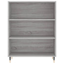 skab 69,5x32,5x90 cm konstrueret træ grå sonoma-eg