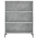 skab 69,5x32,5x90 cm konstrueret træ betongrå