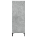 skab 69,5x32,5x90 cm konstrueret træ betongrå