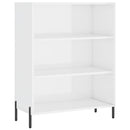 skab 69,5x32,5x90 cm konstrueret træ hvid højglans