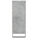 skab 69,5x32,5x90 cm konstrueret træ betongrå