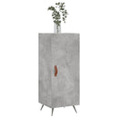 skænk 34,5x34x90 cm konstrueret træ betongrå