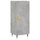 skænk 34,5x34x90 cm konstrueret træ betongrå