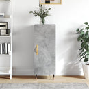 skænk 34,5x34x90 cm konstrueret træ betongrå
