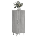 skænk 34,5x34x90 cm konstrueret træ grå sonoma-eg