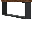 skænk 34,5x34x90 cm konstrueret træ brun egetræsfarve