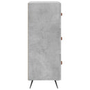 skænk 34,5x34x90 cm konstrueret træ betongrå