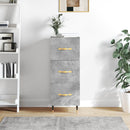 skænk 34,5x34x90 cm konstrueret træ betongrå
