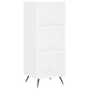 hyldeskab 34,5x32,5x90 cm konstrueret træ hvid