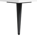 hyldeskab 34,5x32,5x90 cm konstrueret træ hvid