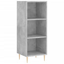skænk 34,5x32,5x90 cm konstrueret træ betongrå